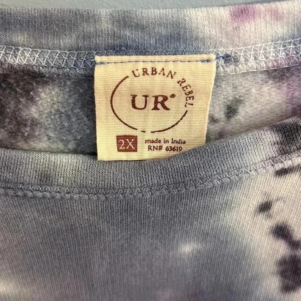 Women’s Urban Rebel tie dye sweatshirt‎ size 2X - Picture 2 of 4